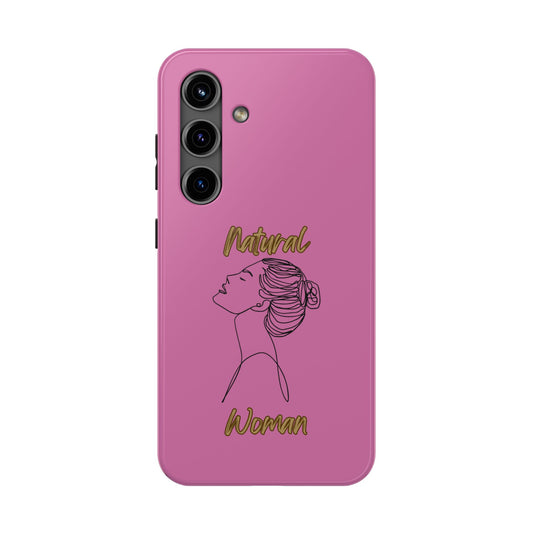 Natural Woman Wet Bun (BL) Tough Phone Cases LIGHT PINK