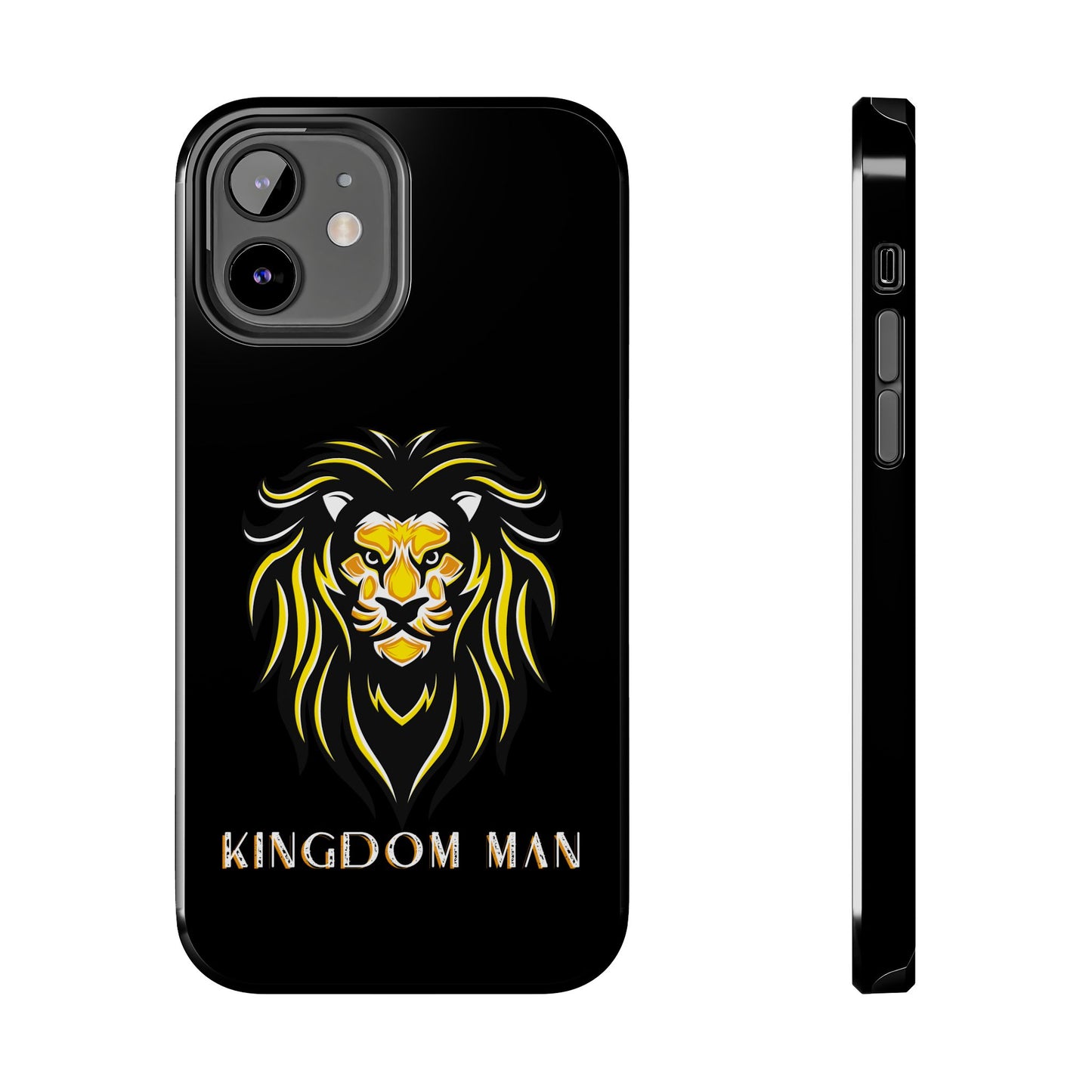 Kingdom Man (White-Gold Label) Tough Phone Case BLACK