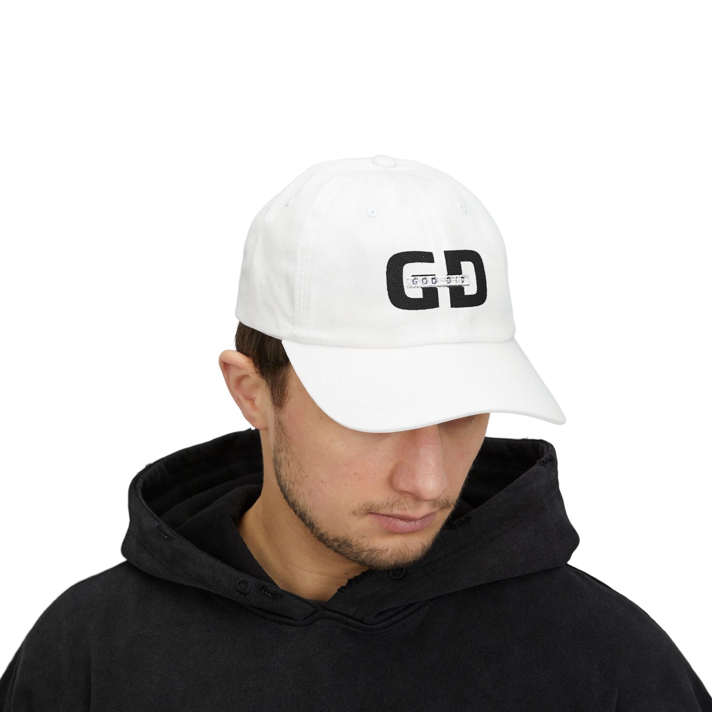 "GOD DID" (BL) Custom Embroidered Casual Cap