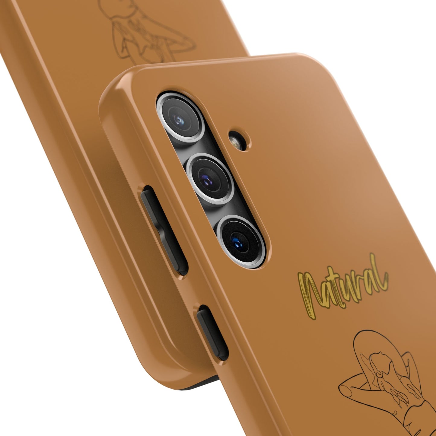 Natural Woman Sun Fun (BL)Tough Phone Cases LIGHT BROWN