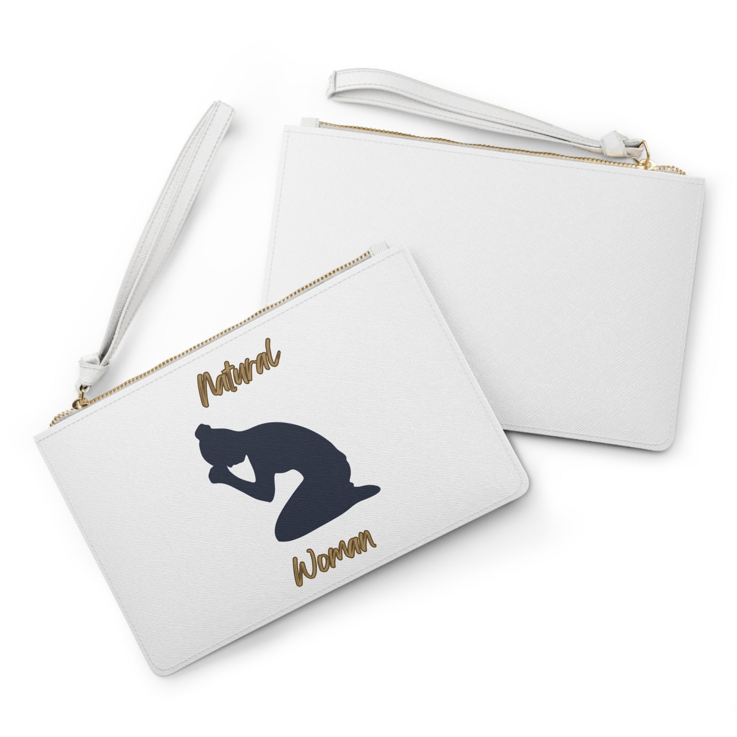 Natural Woman Pray (BL) Clutch Bag WHITE