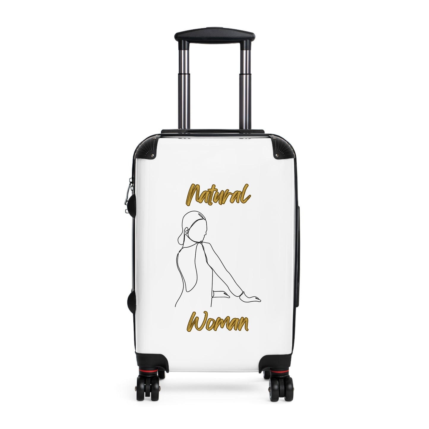 Natural Woman Hands Ready (BL) Suitcase WHITE