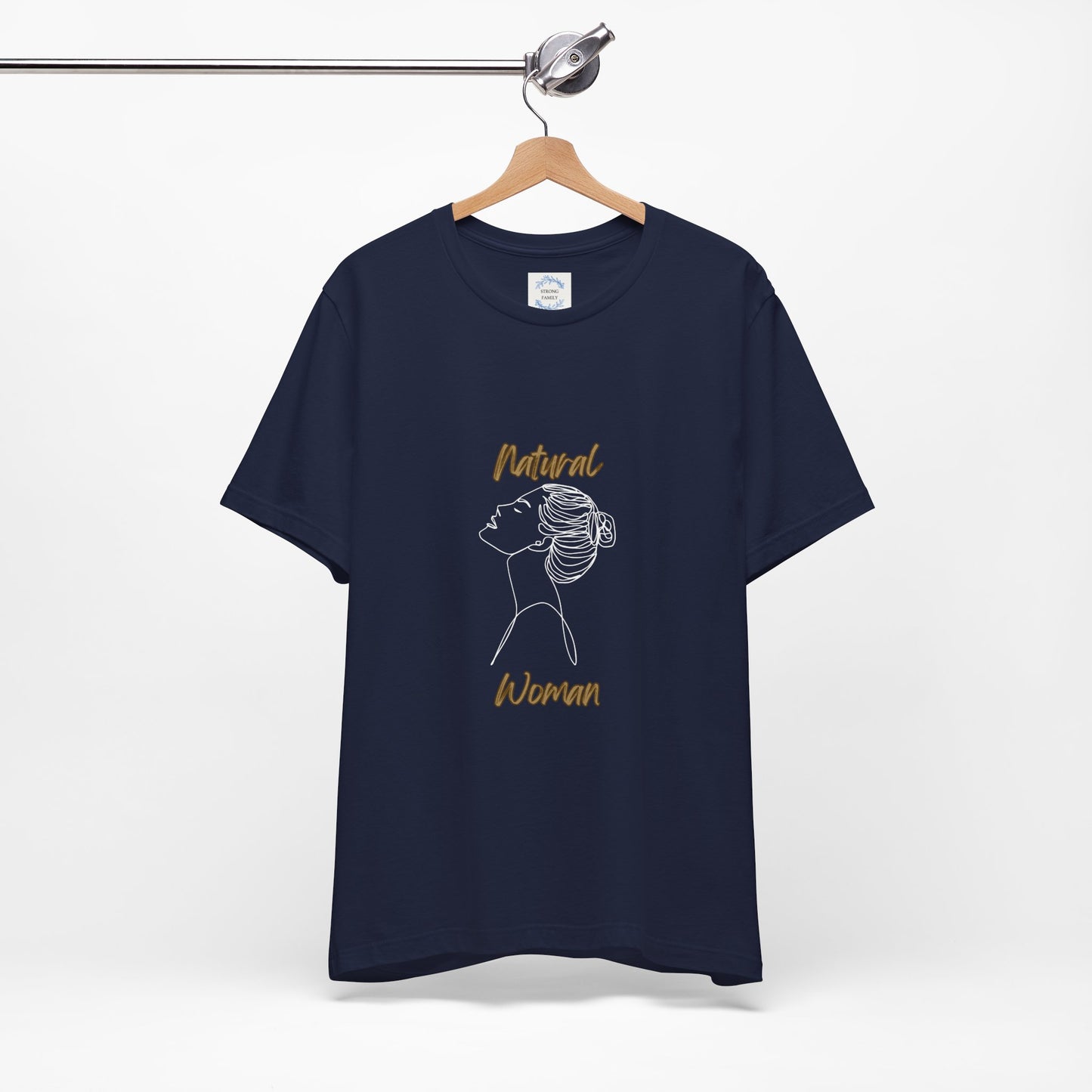 Natural Woman Wet Bun  (WL) Short Sleeve T-Shirt