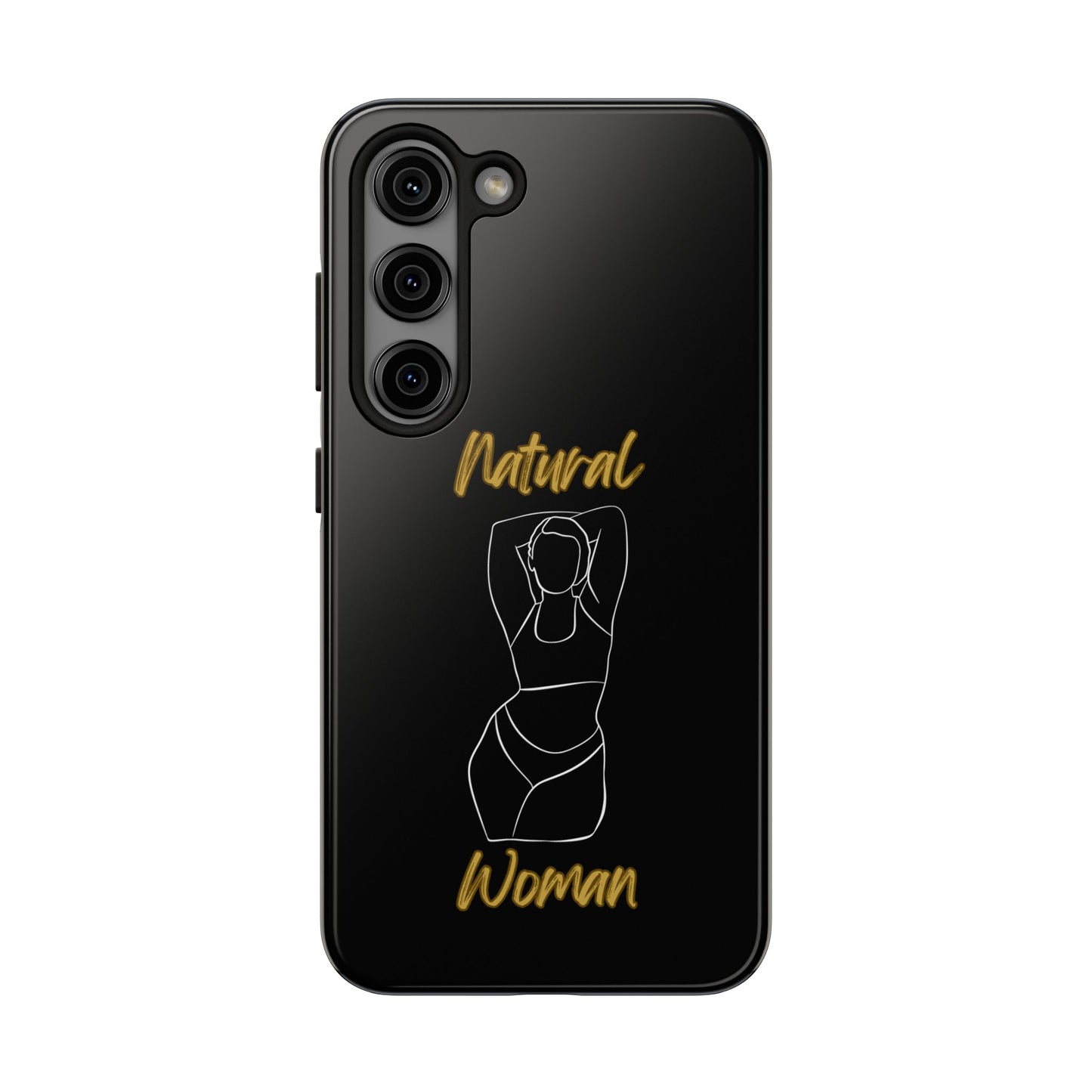 Natural Woman I Love Me (WL)Tough Phone Cases BLACK