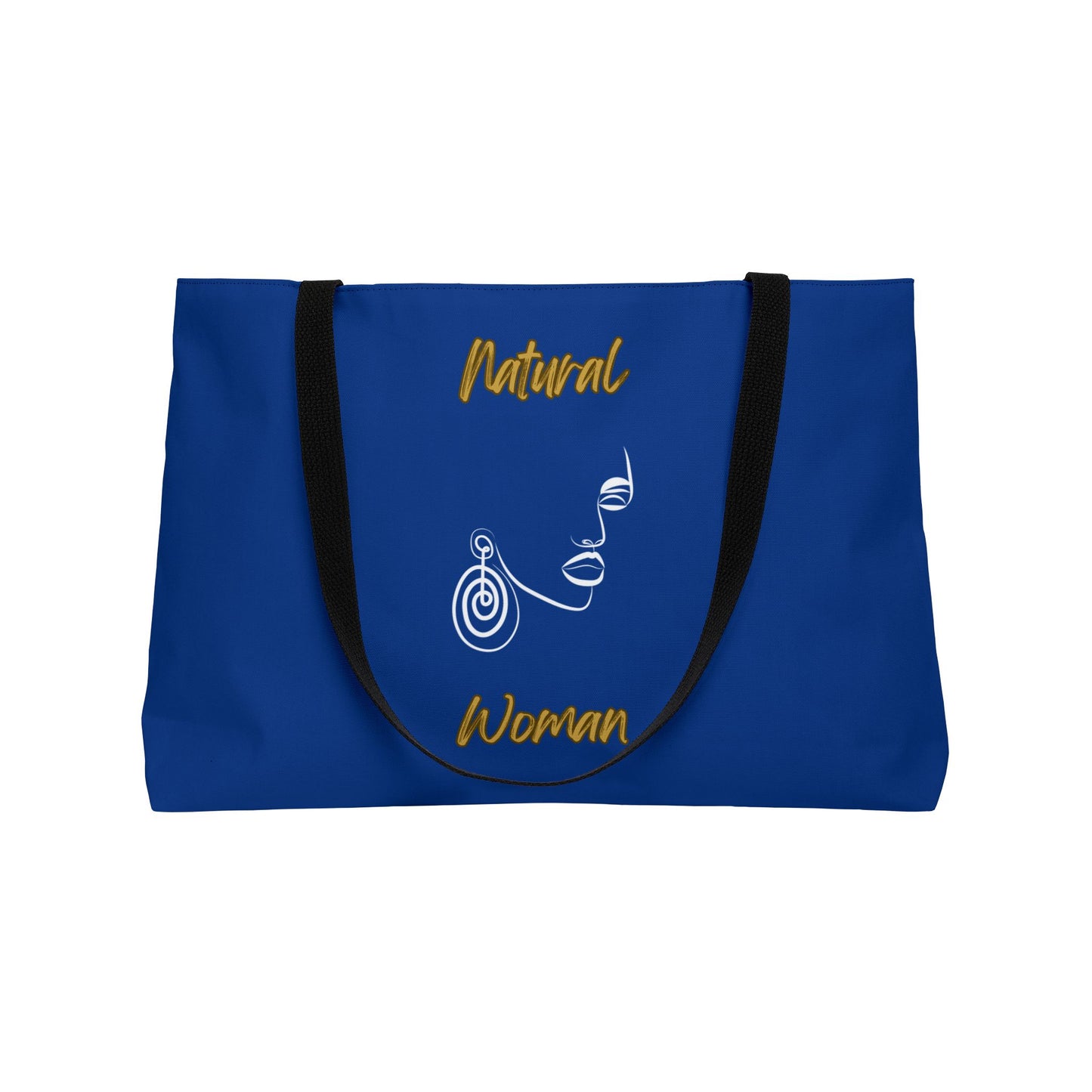Natural Woman Music In My Soul (WL) Weekender Tote Bag DARK BLUE