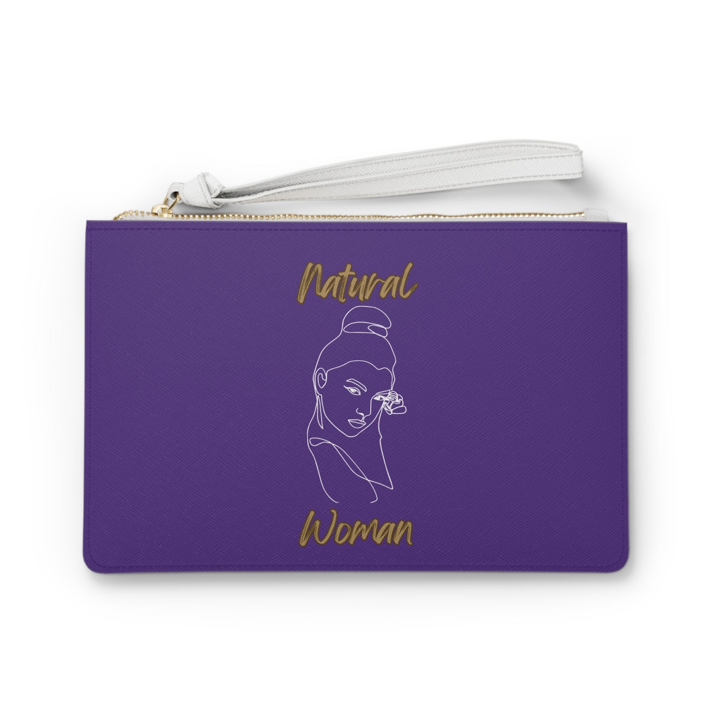 Natural Woman Sassy Bun (WL) Clutch Bag PURPLE