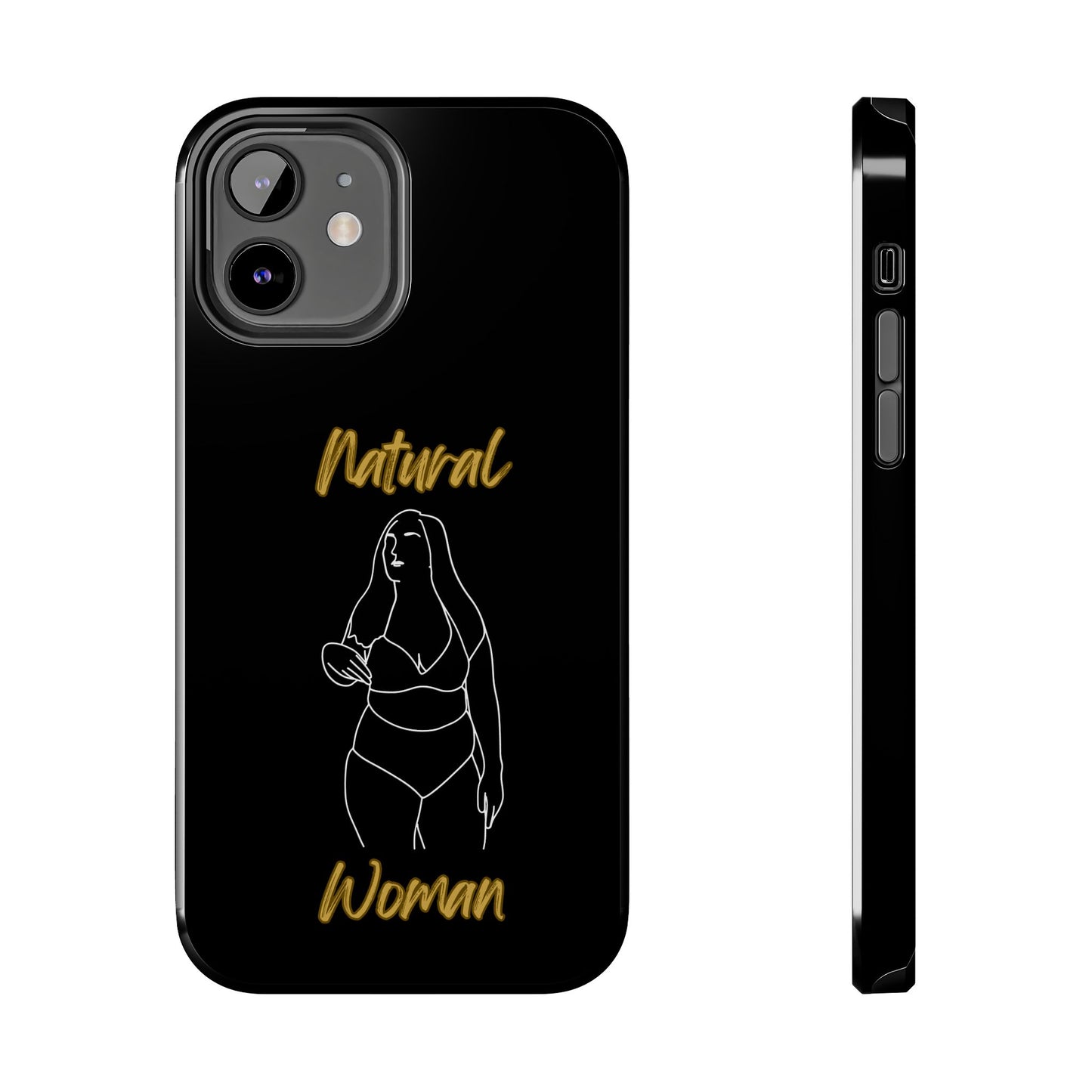 Natural Woman Full Beauty (WL)Tough Phone Cases BLACK