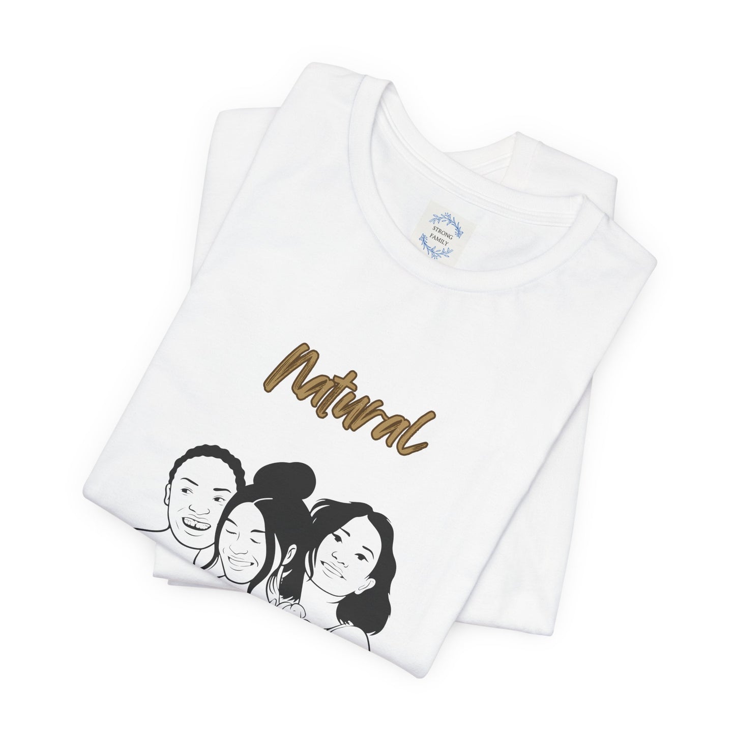 Natural Woman Laughing Friends (BL) Short Sleeve T-Shirt