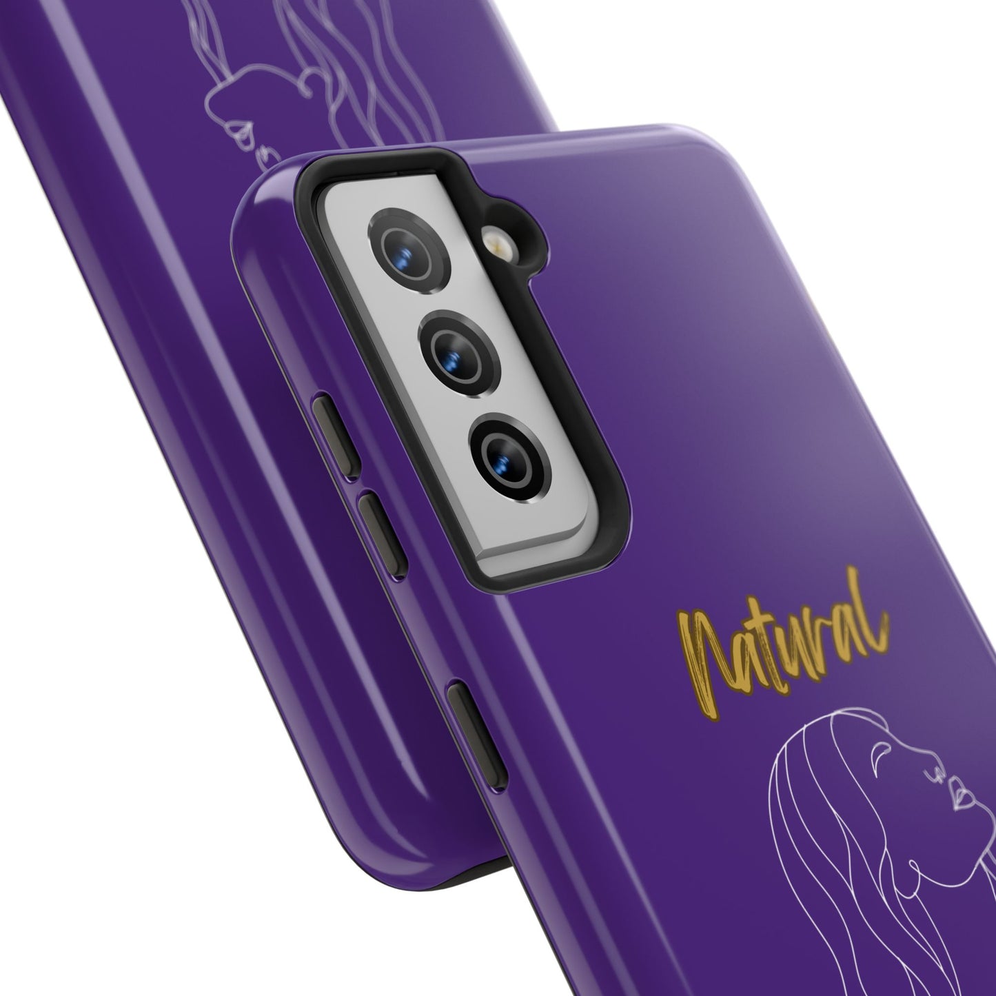 Natural Woman Breeze On Face (WL)Tough Phone Cases PURPLE