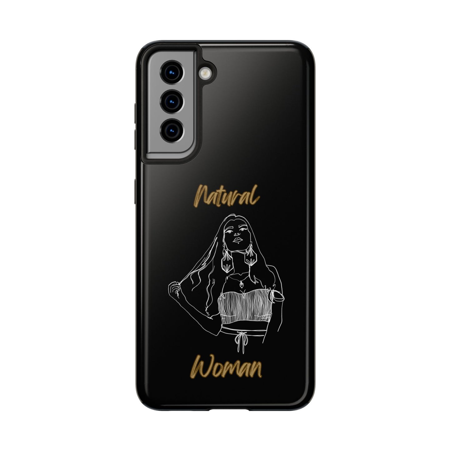 Natural Woman Thinking (WL)Tough Phone Cases BLACK