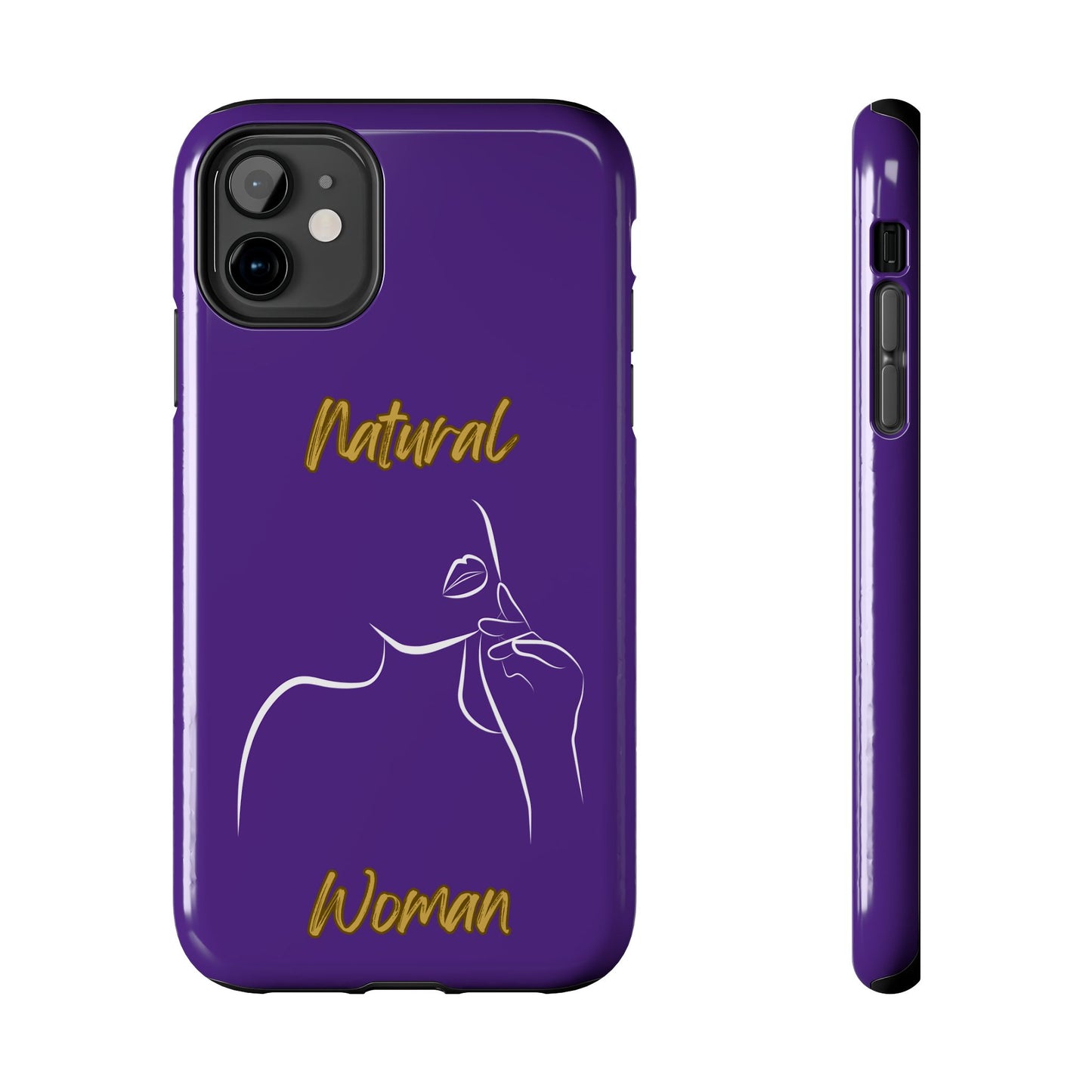 Natural Woman Chin Up (WL)Tough Phone Cases PURPLE