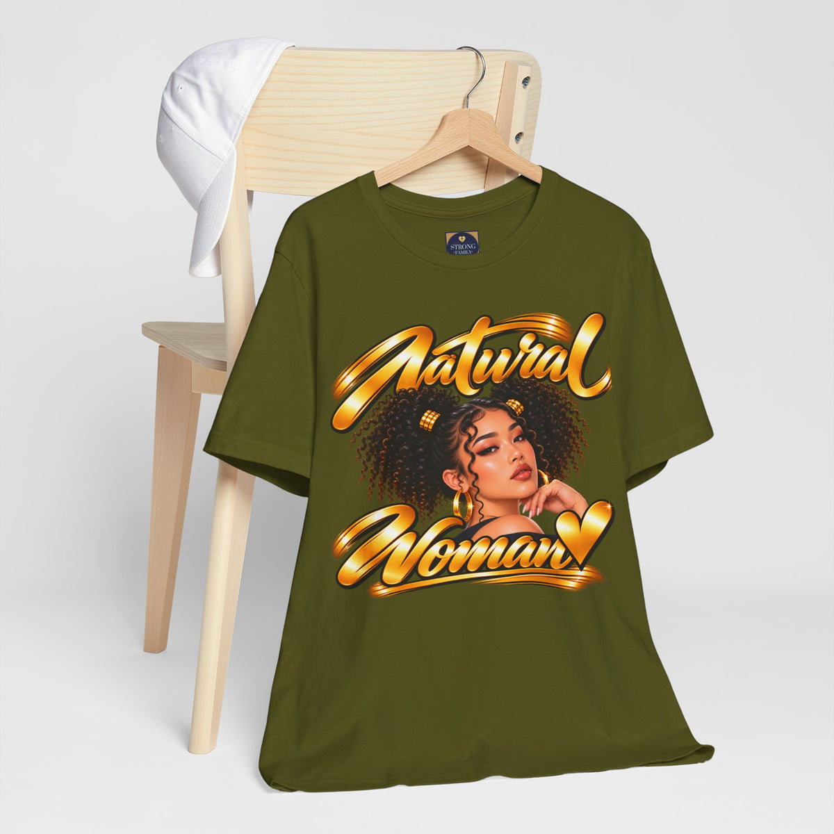 Natural Woman Twin Puffs Graphic Tee – Asian Edition | Strong Family