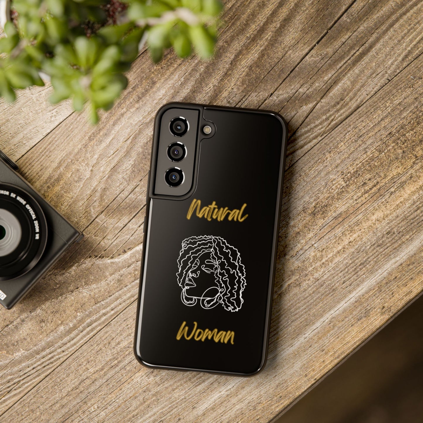 Natural Woman Naturally Me (WL)Tough Phone Cases BLACK