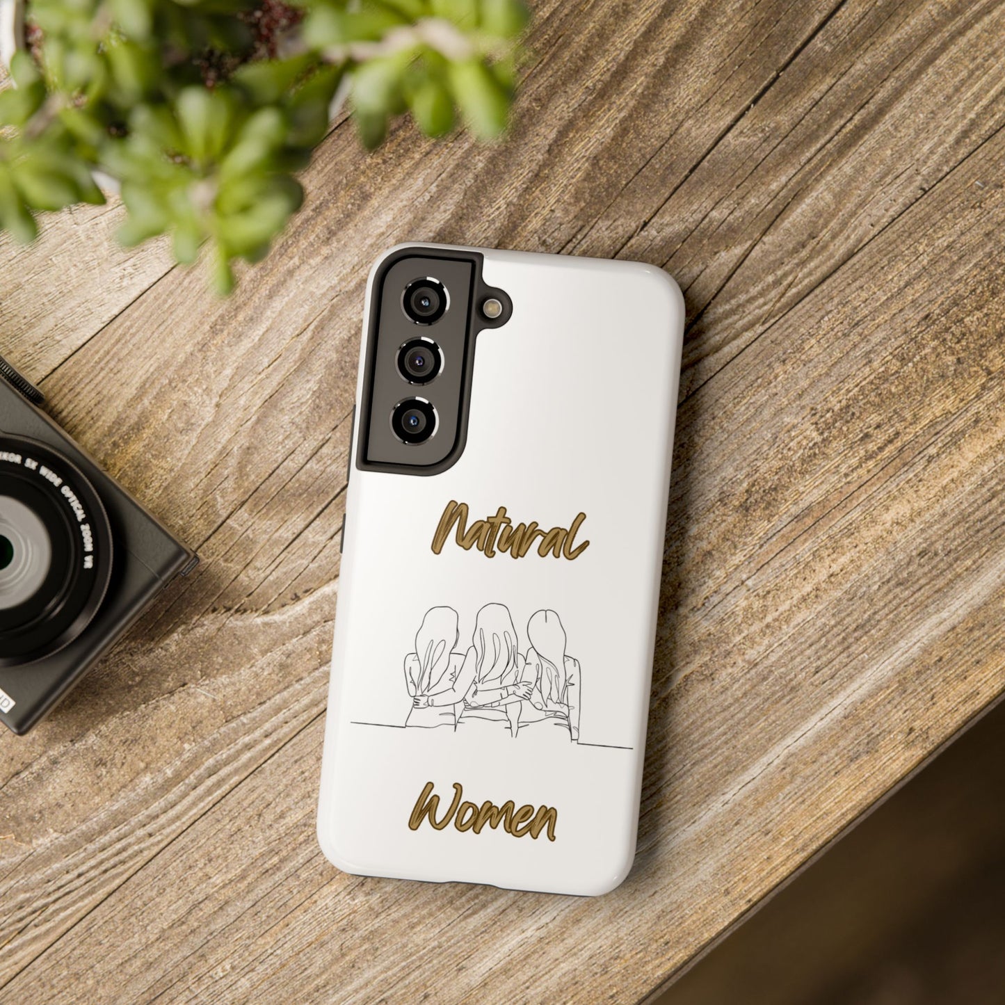 Natural Woman Loving Friends (BL)Tough Phone Cases WHITE