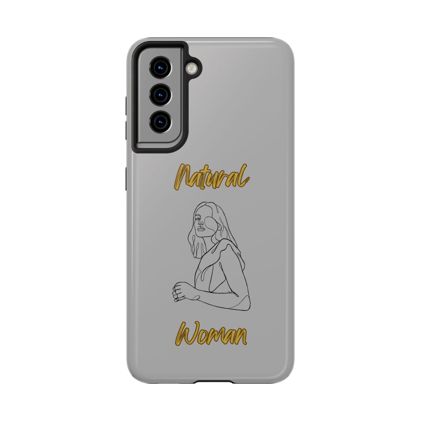 Natural Woman Care Free (BL)Tough Phone Cases LIGHT GREY