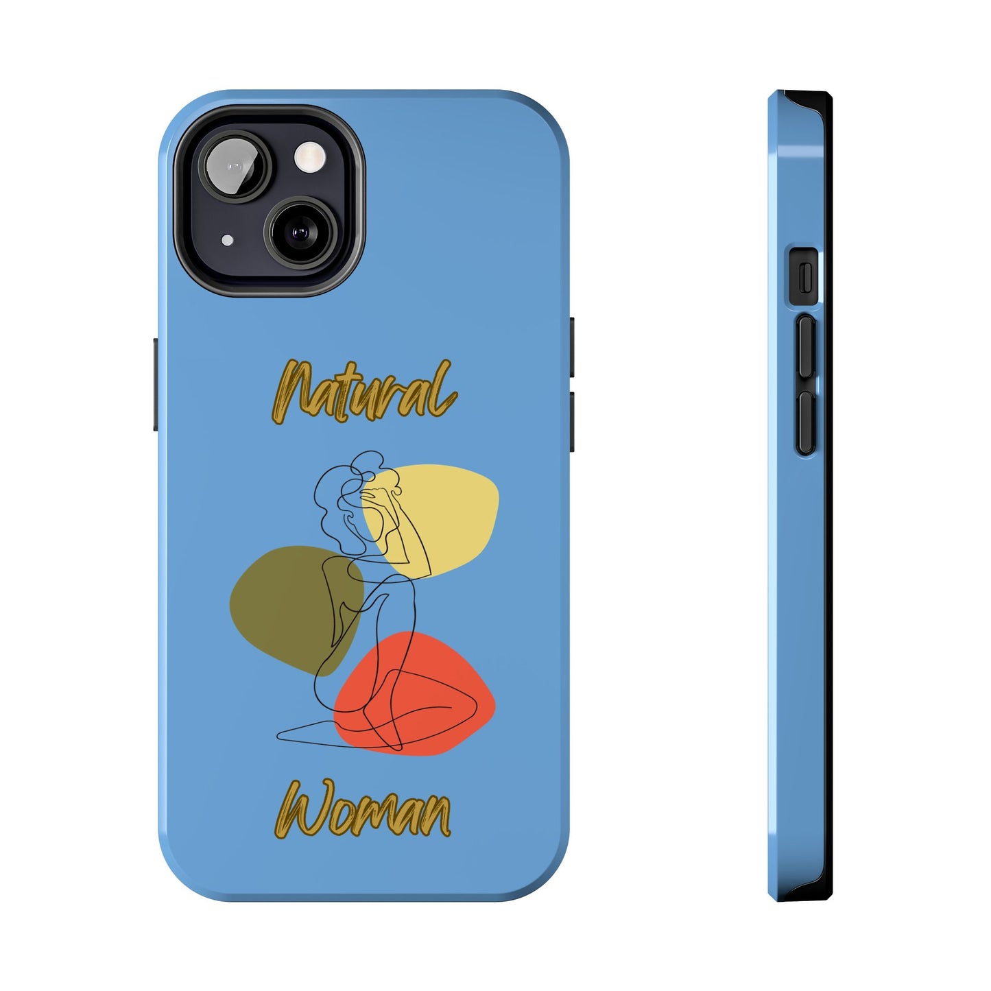 Natural Woman Colorful Pose (BL)Tough Phone Cases LIGHT BLUE