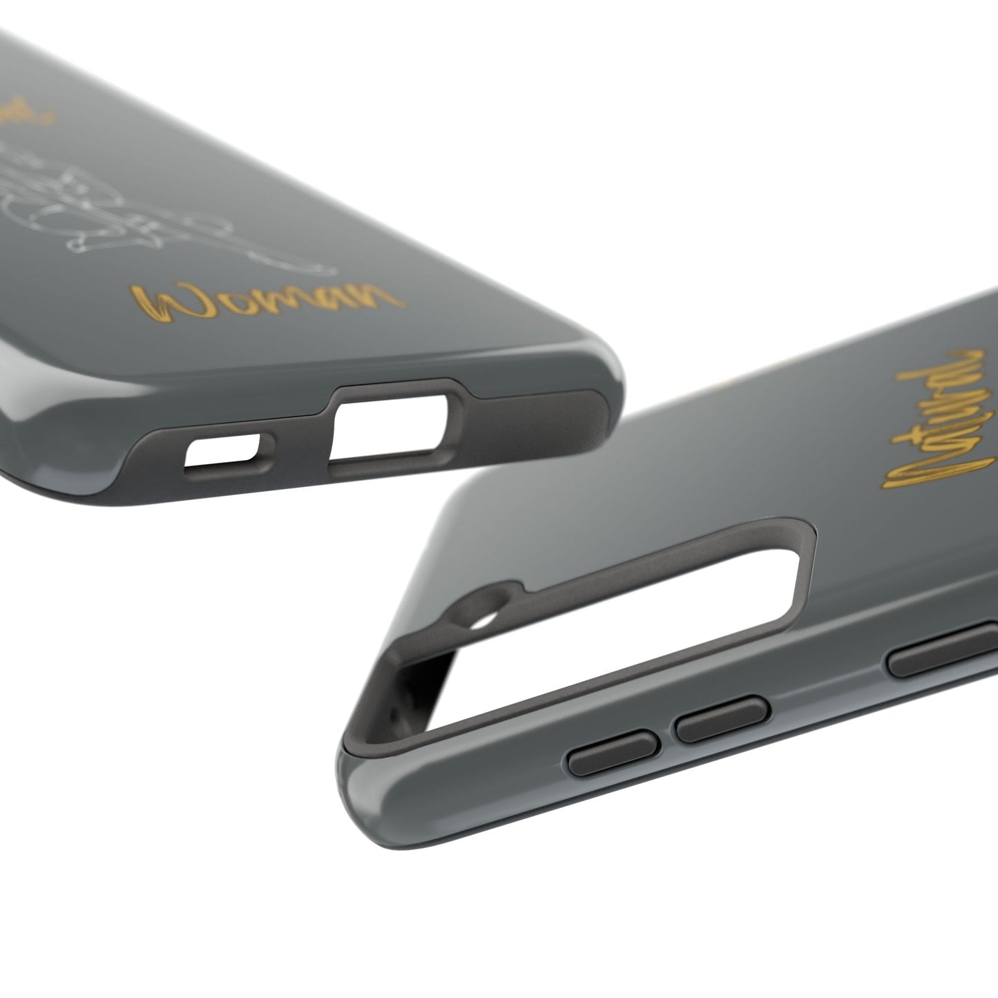 Natural Woman Shoulder Action (WL)Tough Phone Cases DARK GREY