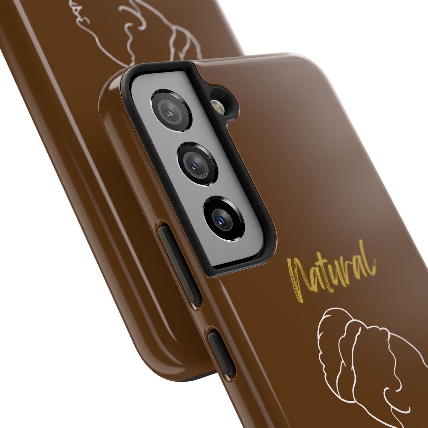 Natural Woman Mixed (WL)Tough Phone Cases BROWN