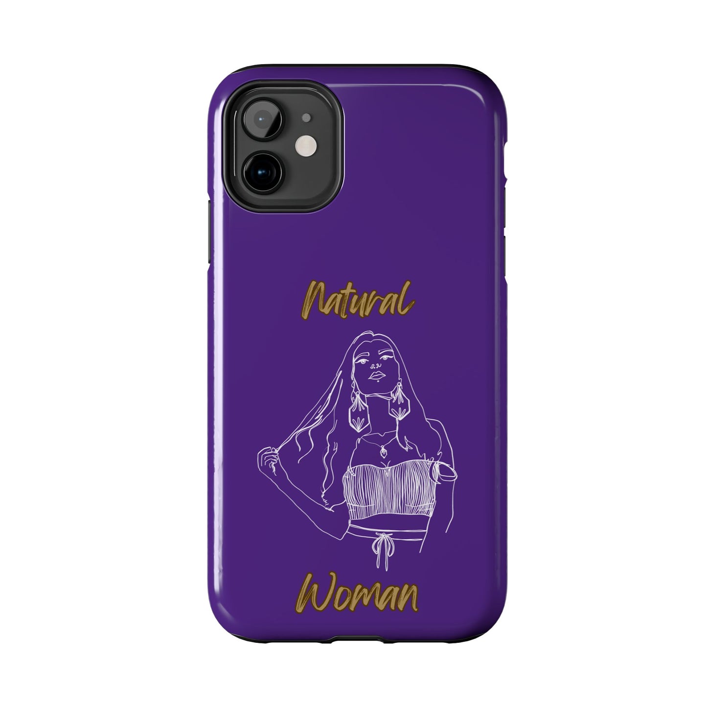 Natural Woman Thinking (WL)Tough Phone Cases PURPLE