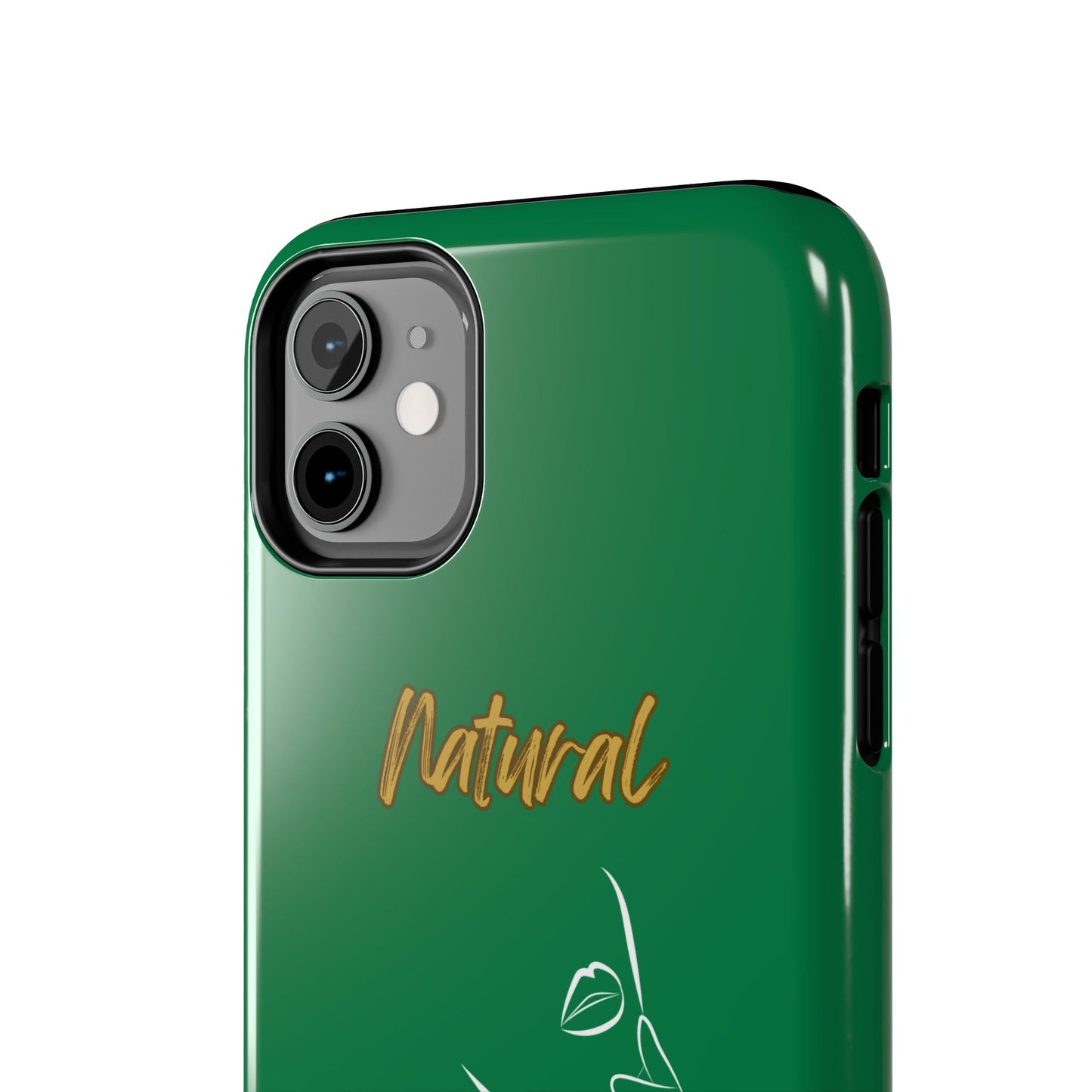 Natural Woman Chin Up (WL)Tough Phone Cases DARK GREEN