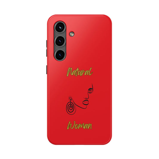Natural Woman Music In My Soul (BL)Tough Phone Cases RED