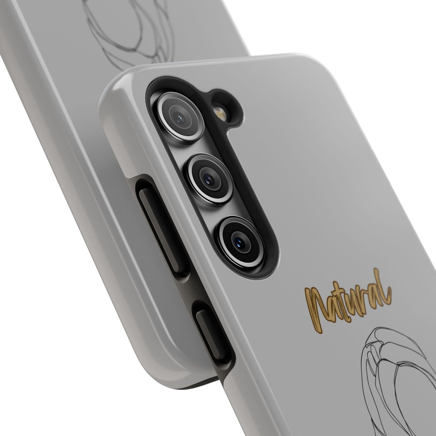 Natural Woman Towel Wrapped (BL)Tough Phone Cases LIGHT GREY