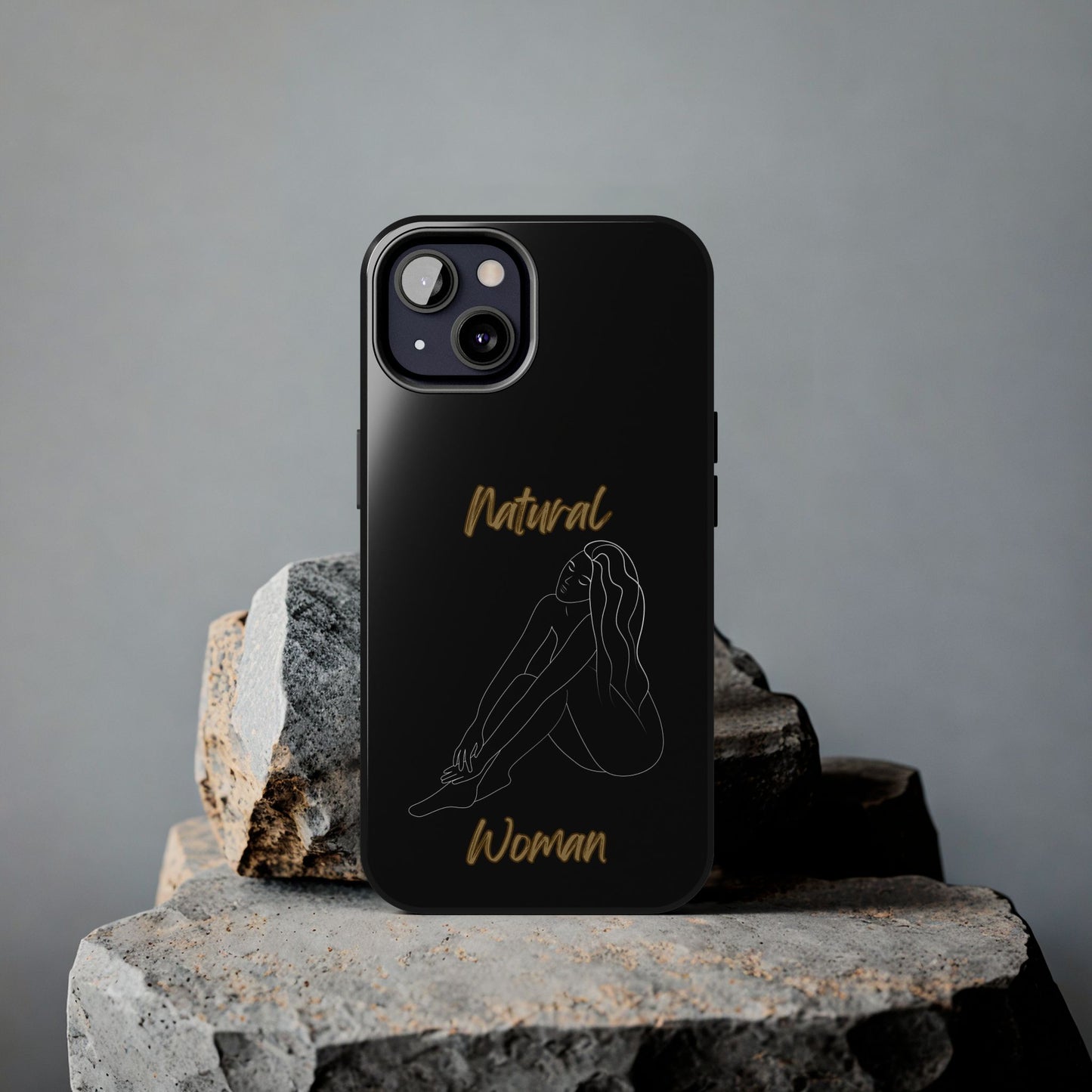 Natural Woman Beauty (WL) Tough Phone Cases BLACK