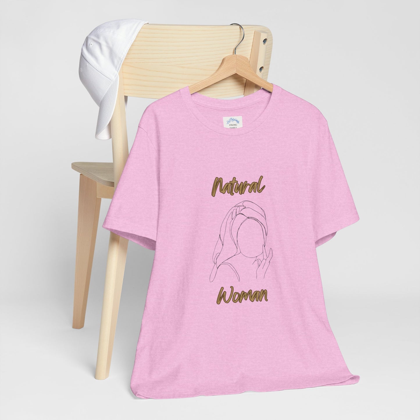 Natural Woman Towel Wrapped (BL) Short Sleeve T-Shirt