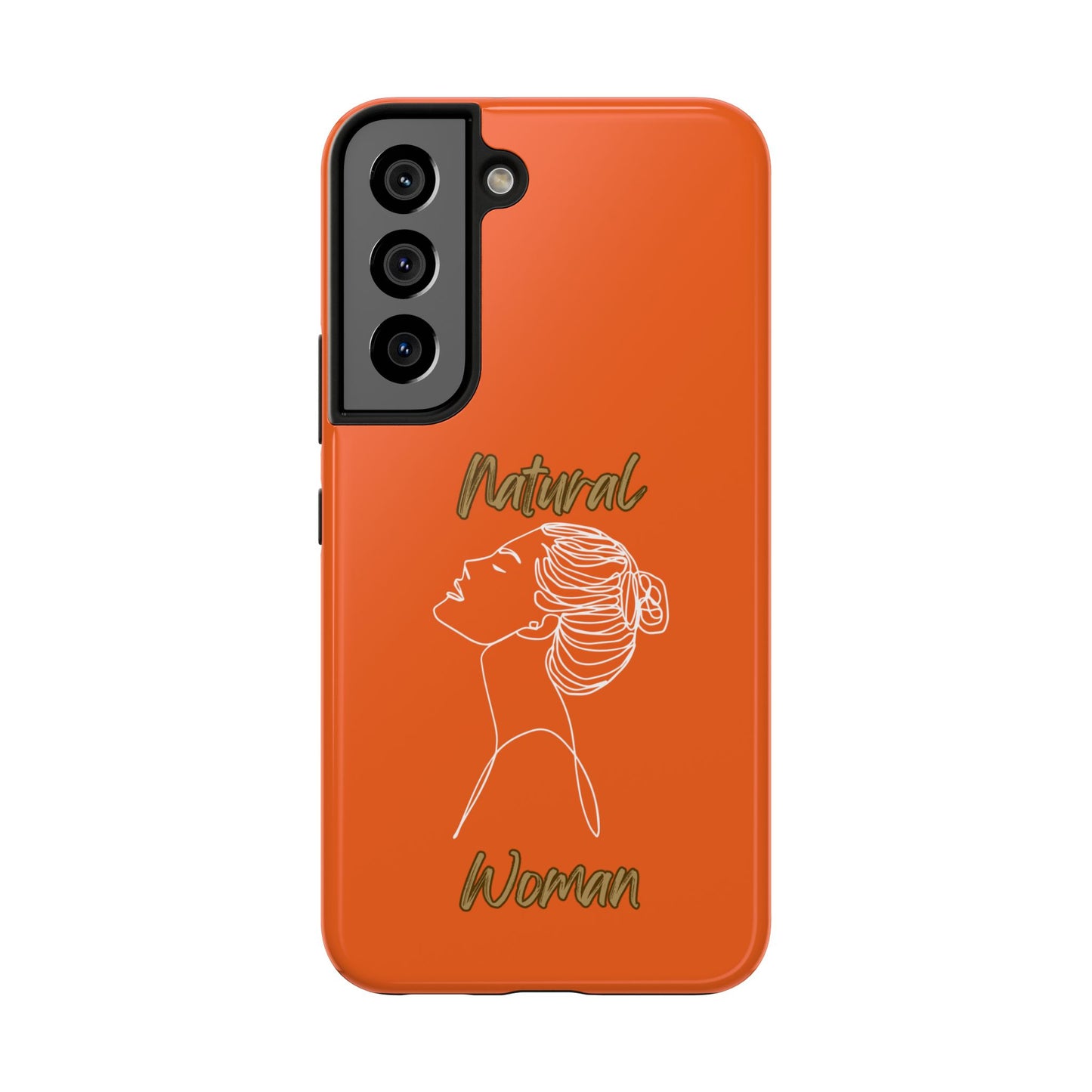 Natural Woman Wet Bun (WL) Tough Phone Cases ORANGE
