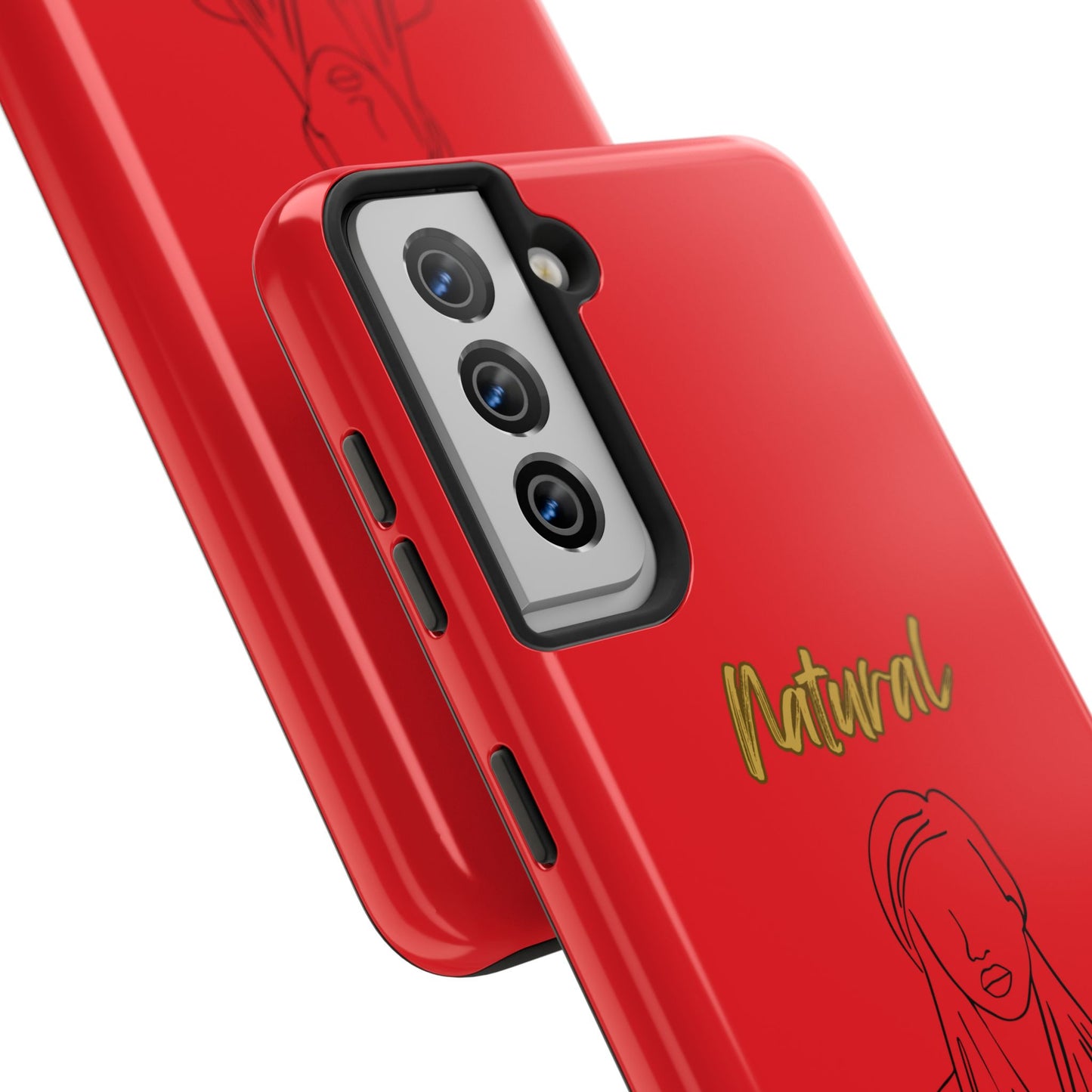Natural Woman Content (BL)Tough Phone Cases RED