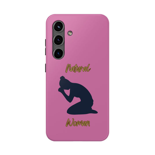 Natural Woman Pray (BL)Tough Phone Cases LIGHT PINK