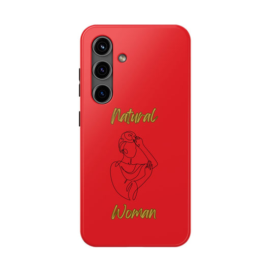 Natural Woman Style (BL)Tough Phone Cases RED