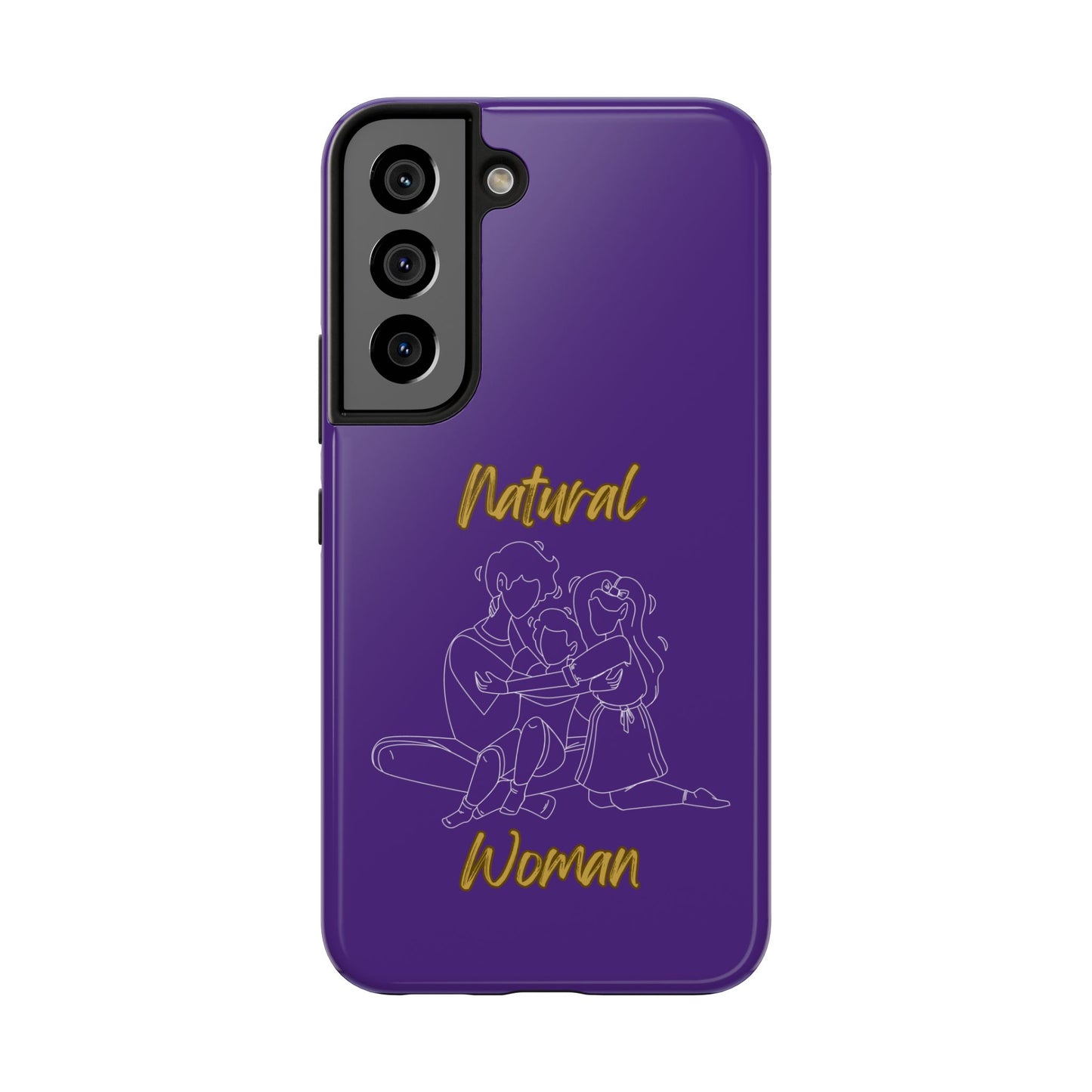 Natural Woman Bear Hugs (WL) Tough Phone Cases PURPLE