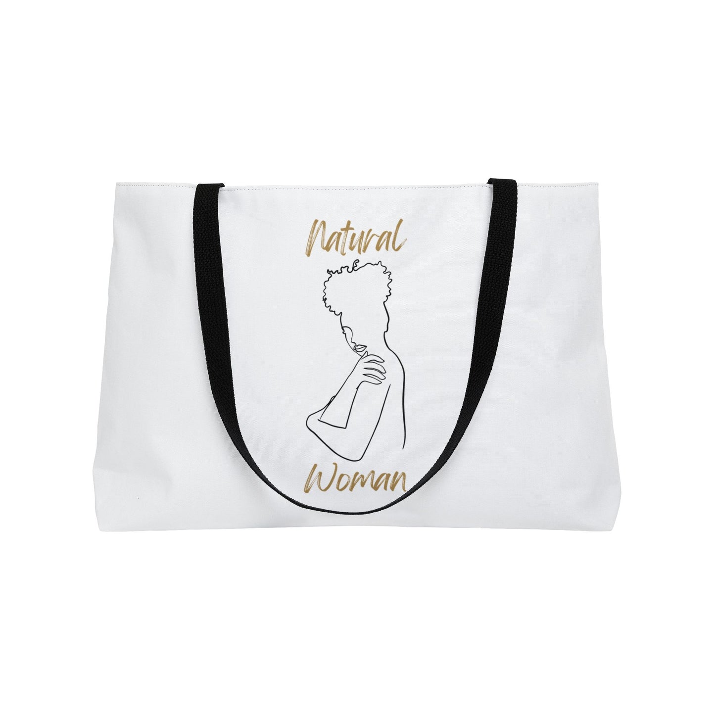 Natural Woman Sassy (BL) Weekender Tote Bag WHITE