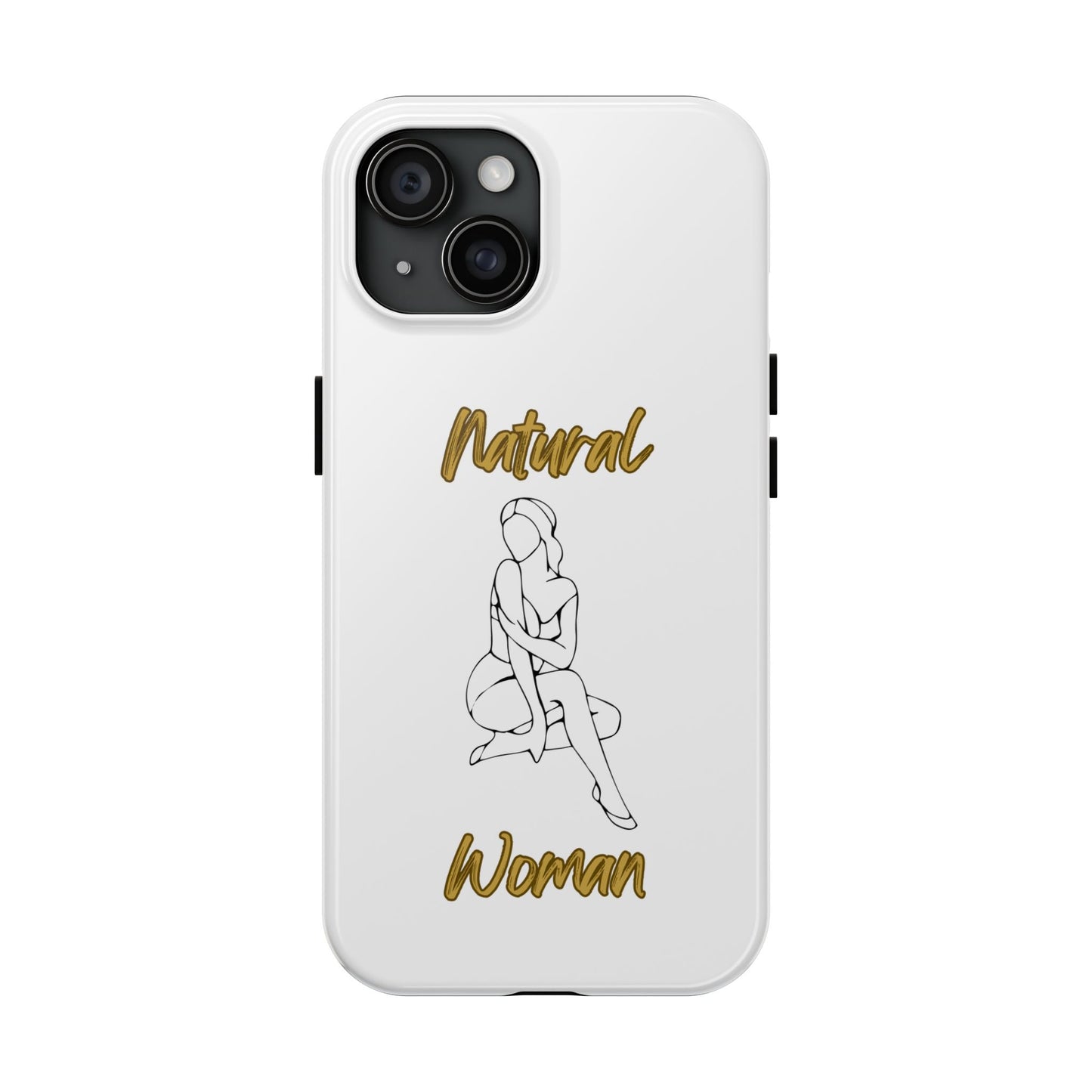 Natural Woman Shoulder Action (BL)Tough Phone Cases WHITE