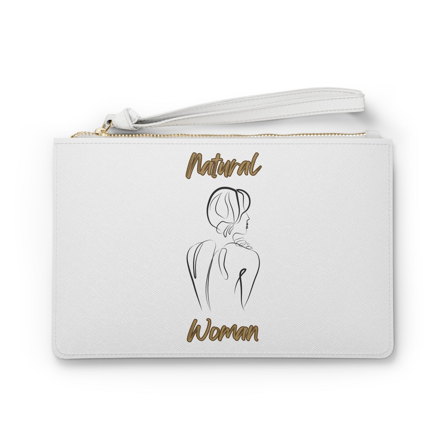 Natural Woman Back (BL) Clutch Bag WHITE
