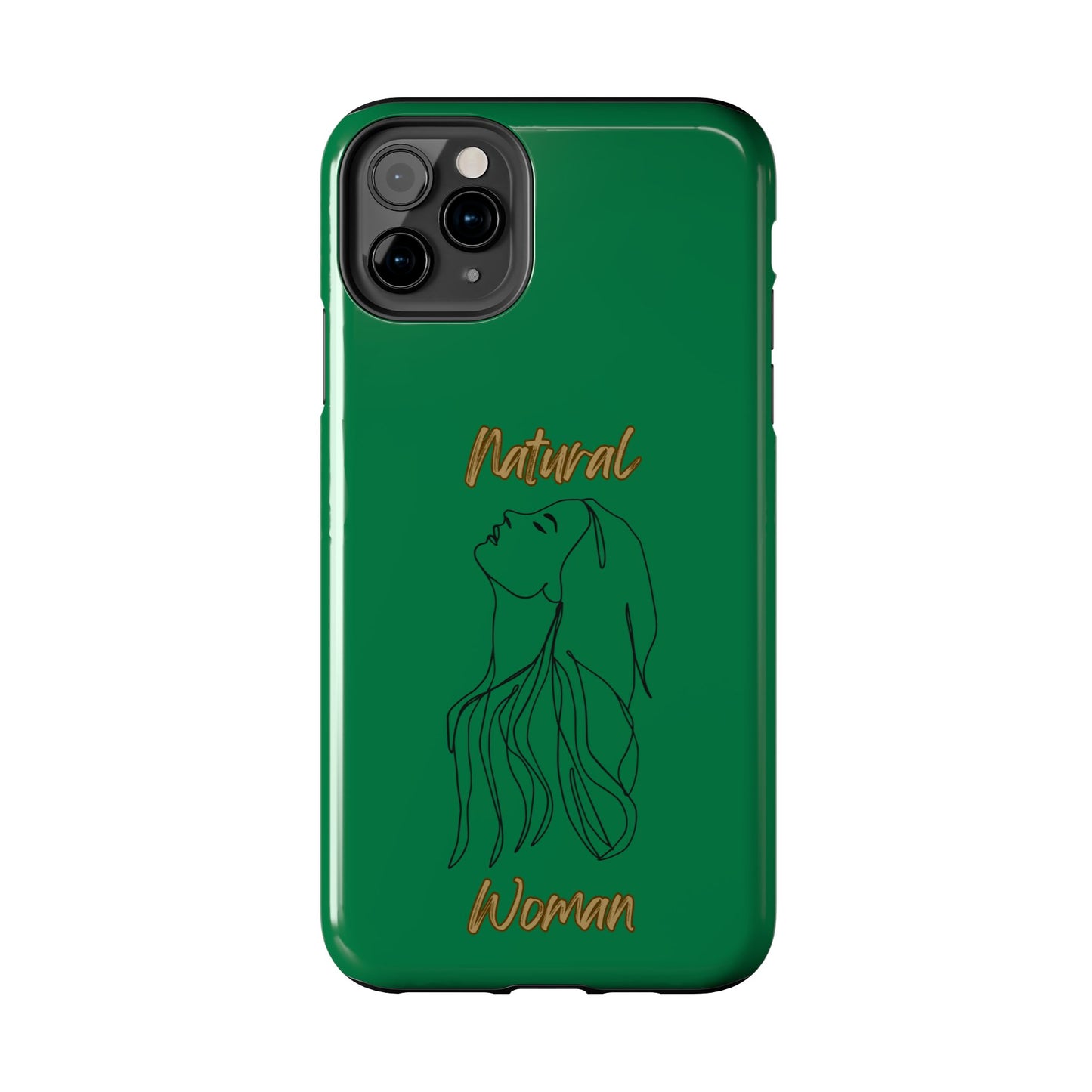 Natural Woman Appreciation (BL) Tough Phone Cases DARK GREEN