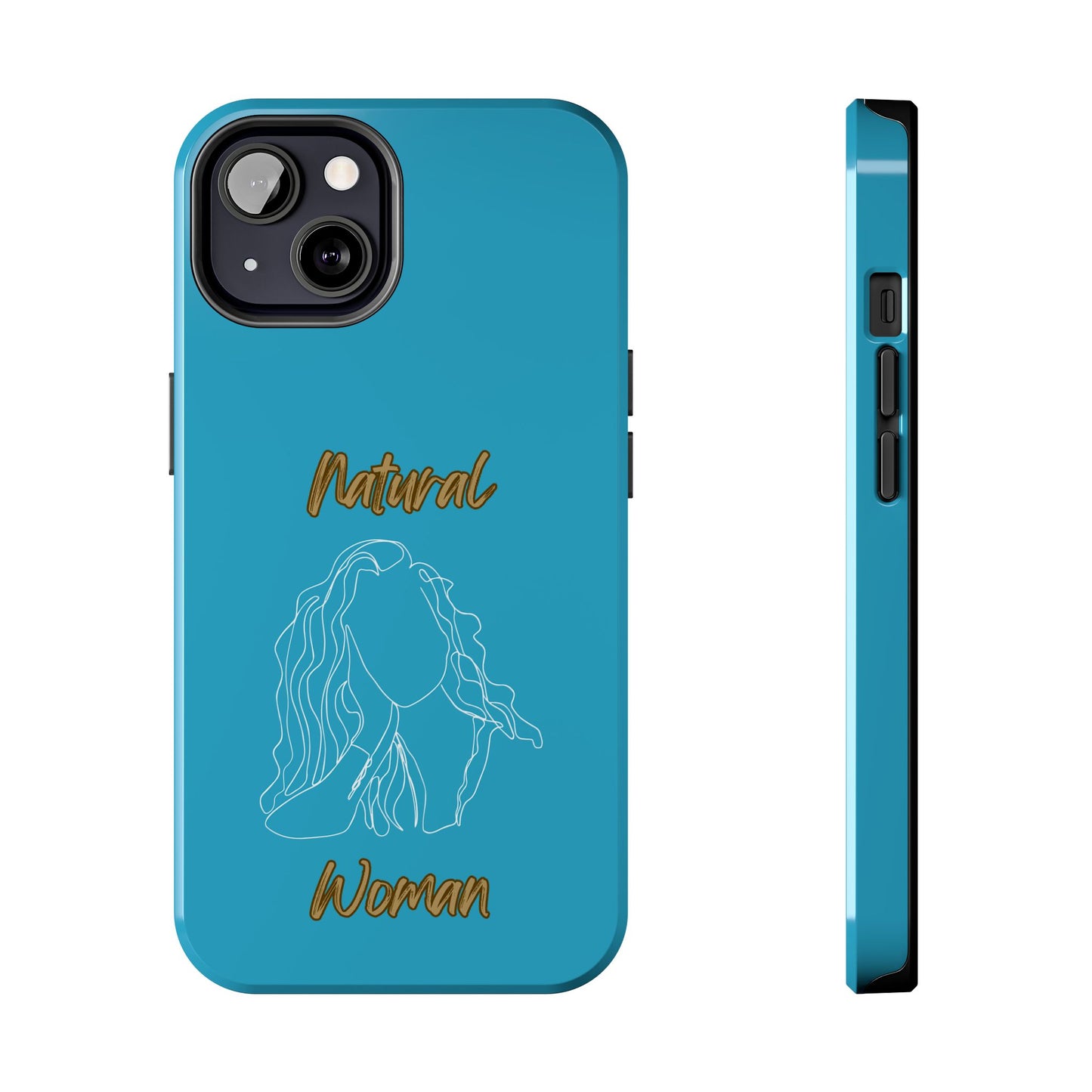 Natural Woman Relaxed (WL) Tough Phone Cases TURQUOISE