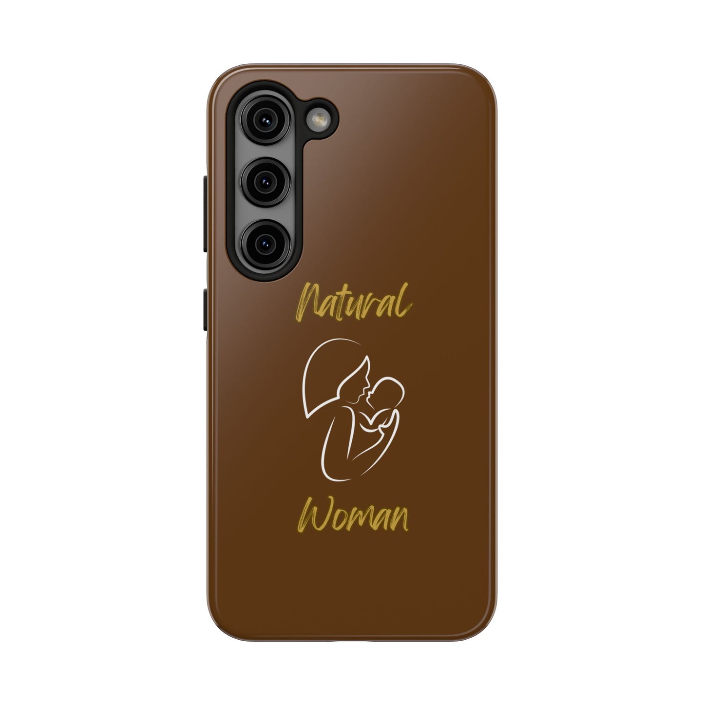 Natural Woman Long Awaited (WL)Tough Phone Cases BROWN