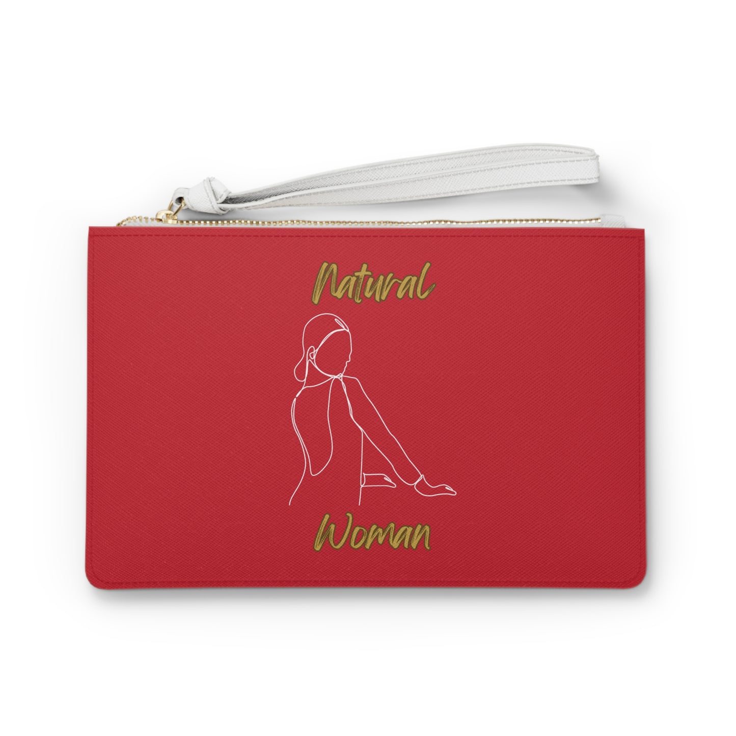 Natural Woman Hands Ready (WL) Clutch Bag DARK RED