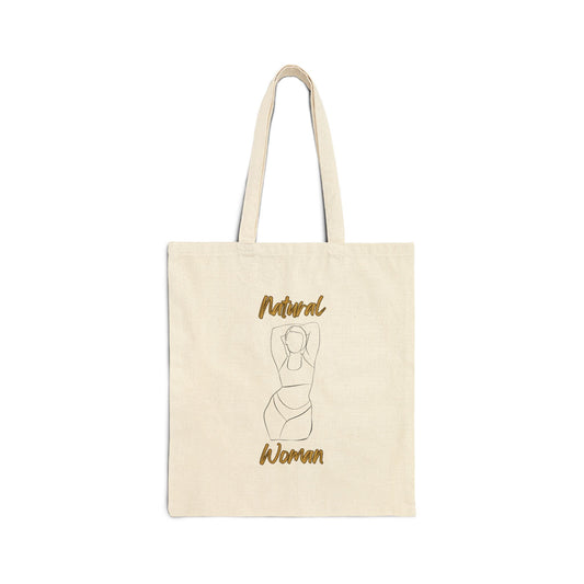 Natural Woman I Love Me (BL) Canvas Tote Bag