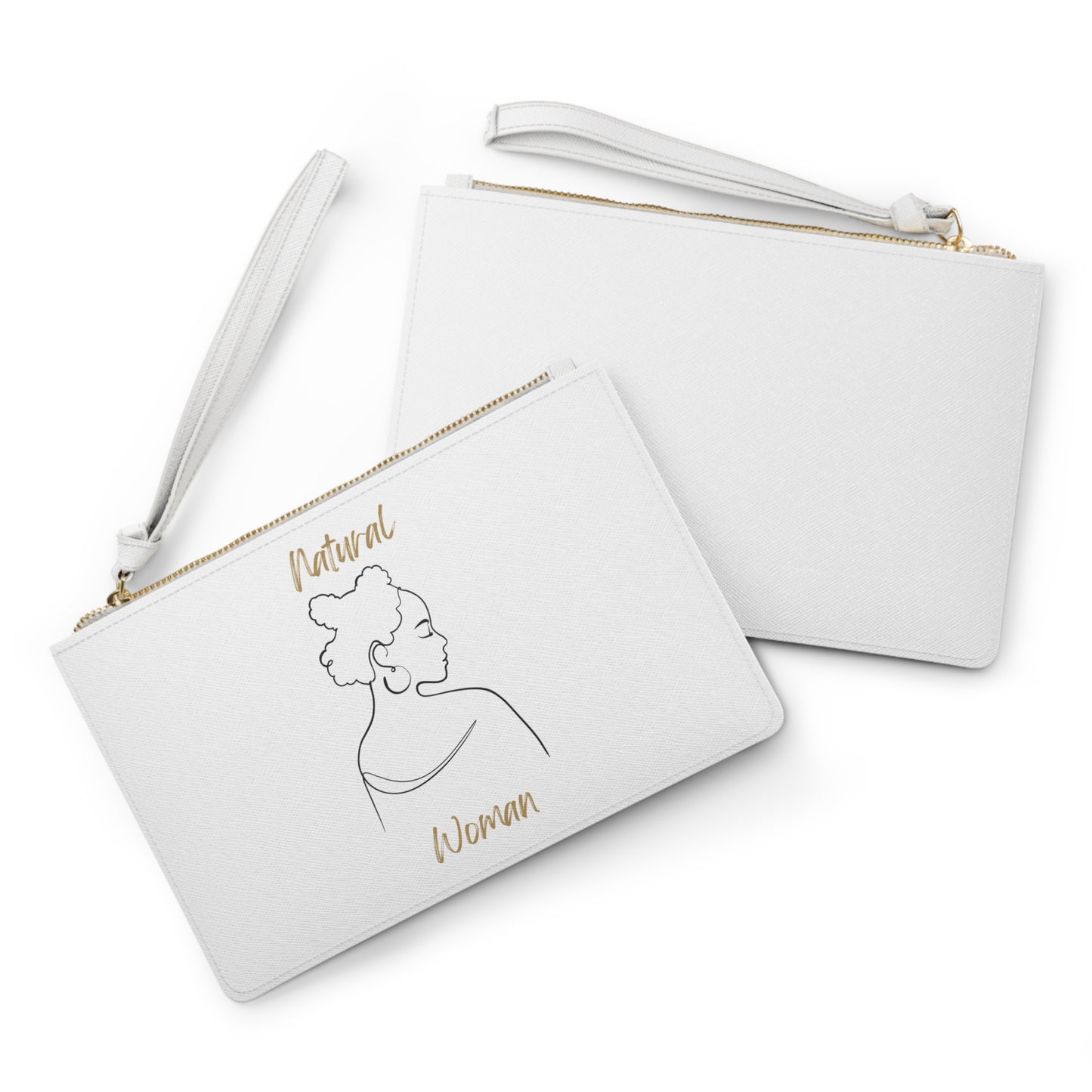 Natural Woman Twist (BL) Clutch Bag WHITE