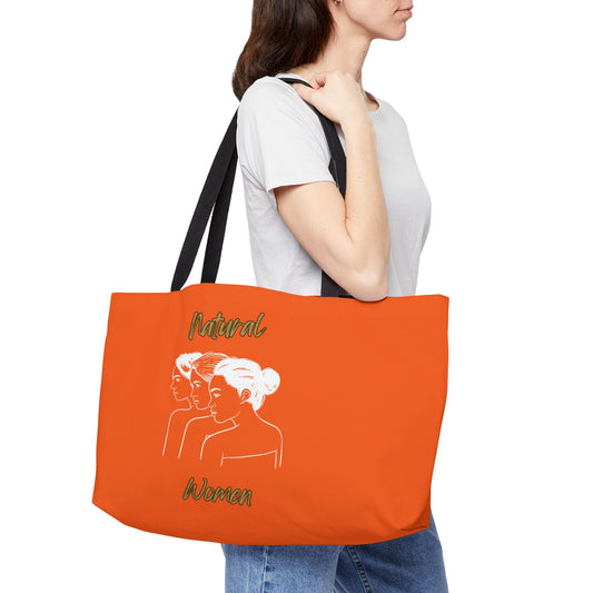 Natural Women United Friends (WL) Weekender Tote Bag ORANGE