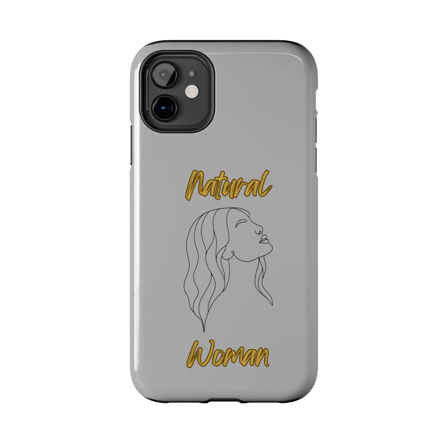 Natural Woman Breeze On Face (BL)Tough Phone Cases LIGHT GREY