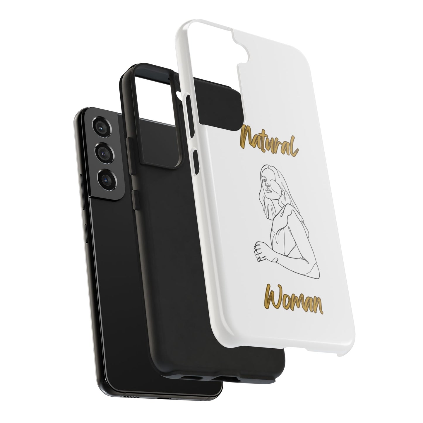 Natural Woman Care Free (BL)Tough Phone Cases WHITE