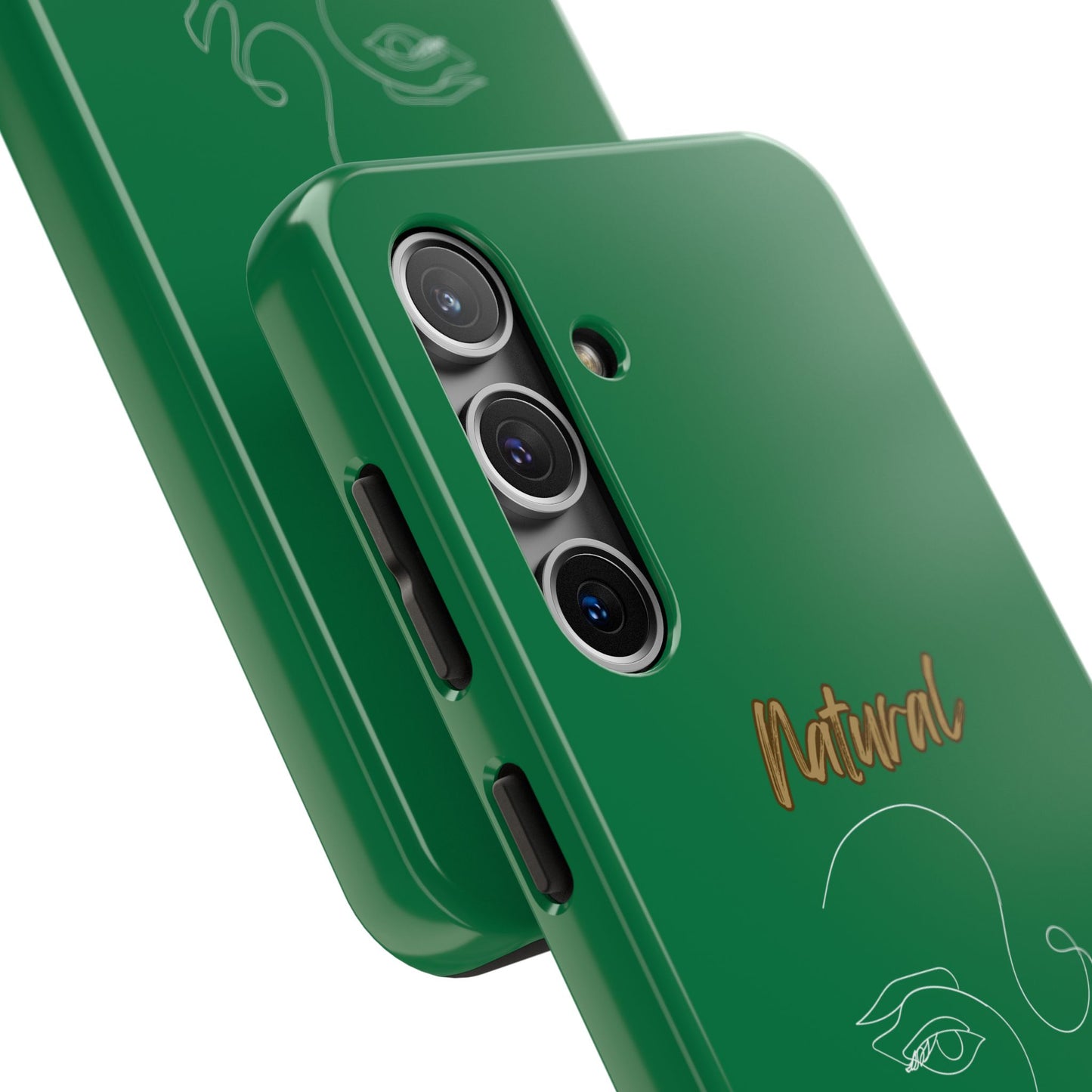 Natural Woman Looking (WL) Tough Phone Cases DARK GREEN