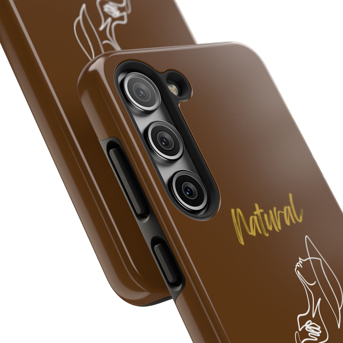Natural Woman Free (WL)Tough Phone Cases BROWN
