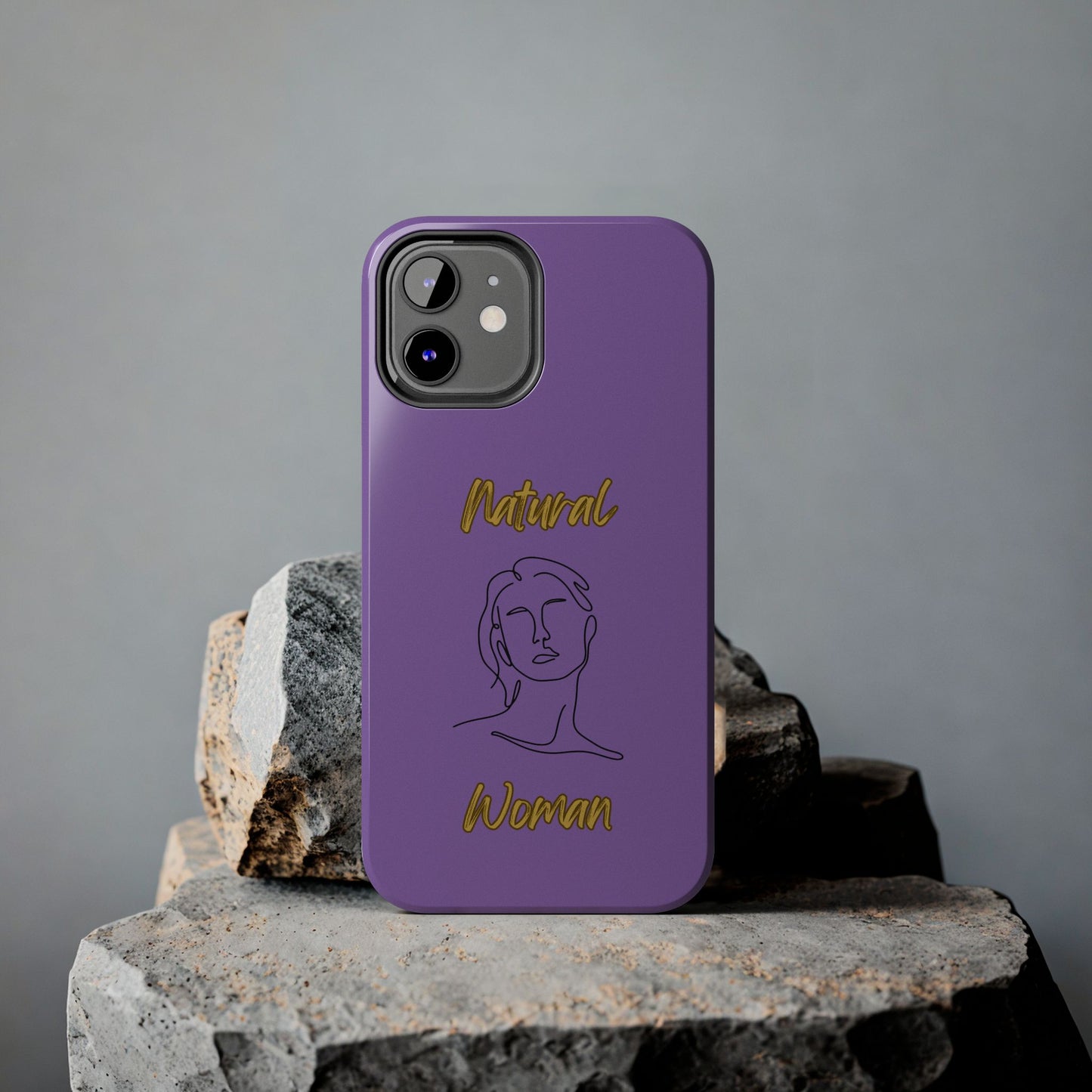 Natural Woman Hello (BL)Tough Phone Cases LIGHT PURPLE