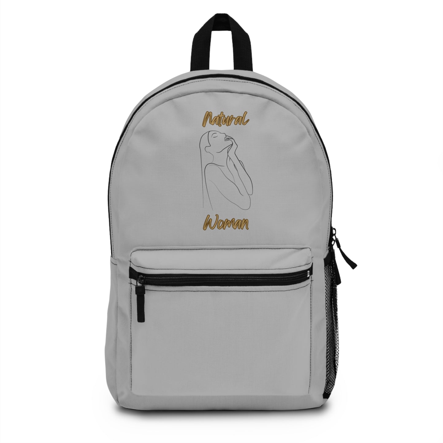 Natural Woman Thank You (BL) Backpack LIGHT GREY
