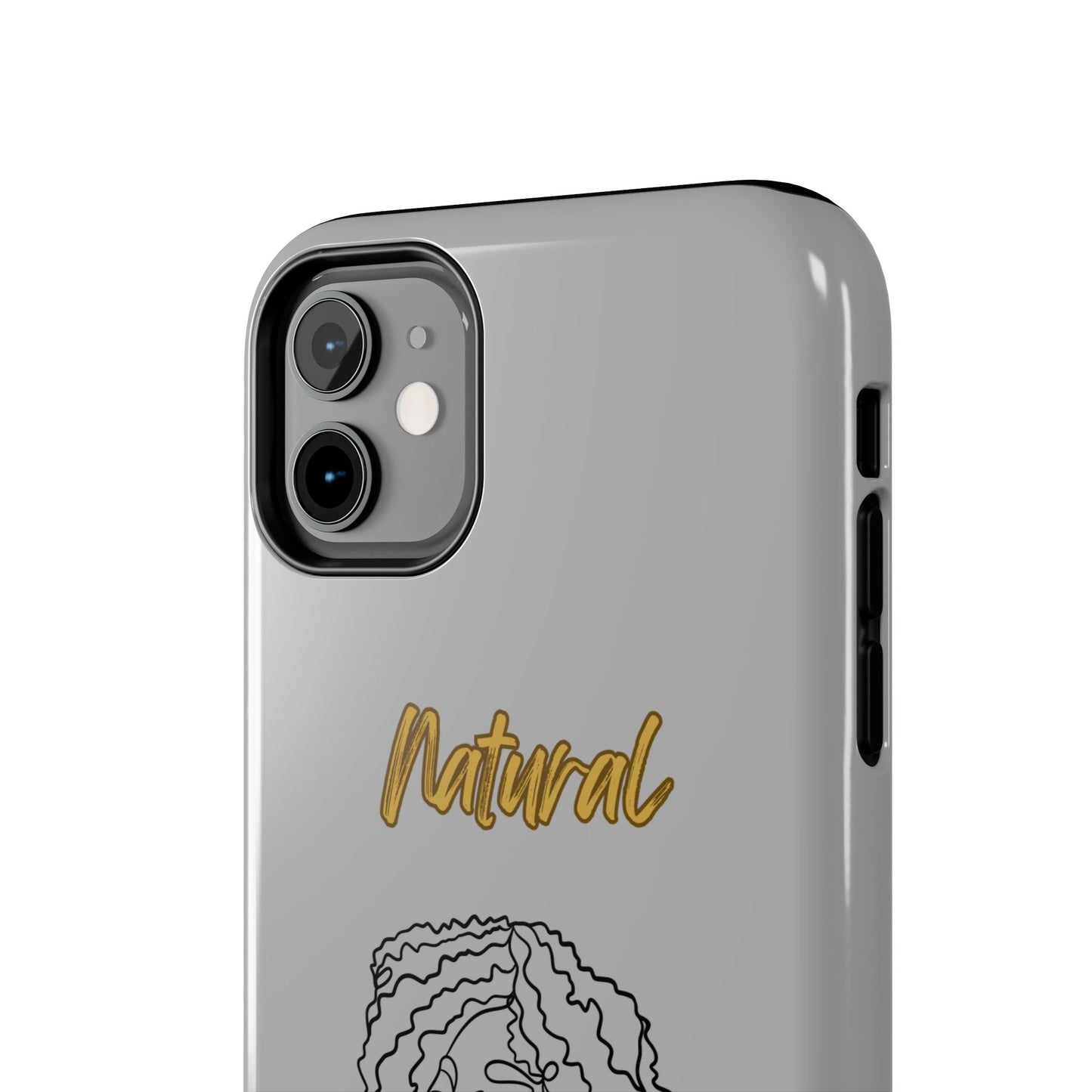Natural Woman Naturally Me (BL)Tough Phone Cases LIGHT GREY